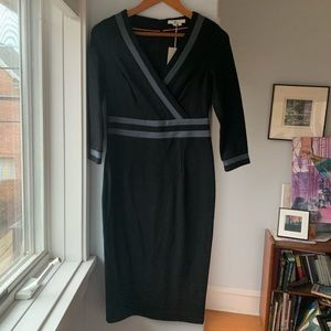 Long sleeve black Boden Dress